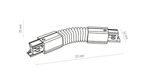 TRACER ZŁĄCZE ELASTYCZNE BIALE TRACER CONNECTORS